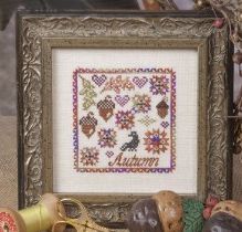 Summer Flower en Autumn Acorn van Jeannette Douglas Designs