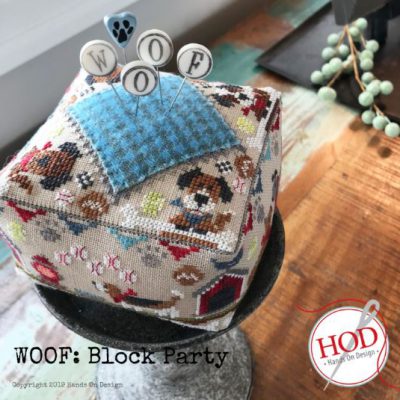 WOOF: Block Party pins