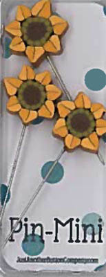 Three Sunflowers Mini Pins (Erica Michaels)