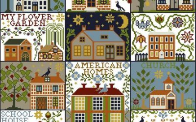 American Homes van Historische Stickmuster