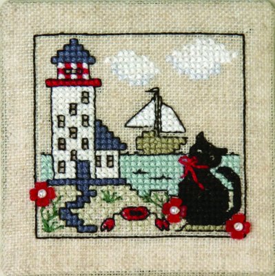 Itty Bitty Kitty - At The Lighthouse (w/charms)