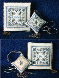Crystal Honey Needlebook & Fob Set