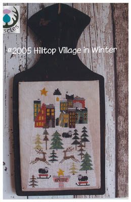 Hilltop Village In Winter