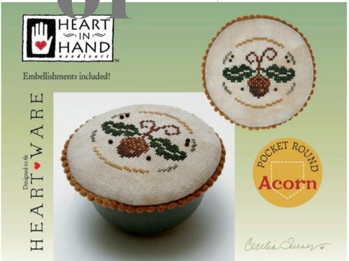 Pocket Round Acorn  (met embellishments)