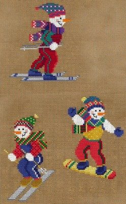 Sporty Snowmen Ornaments I
