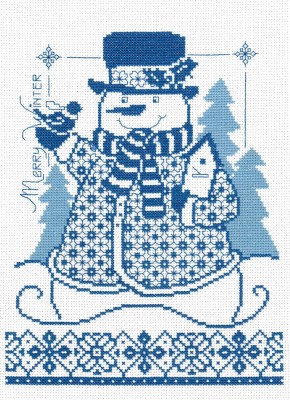 Merry Winter Snowman