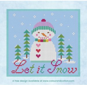 12 dagen van kerst – dag 4: een sneeuwmannetje van Colour & Cotton