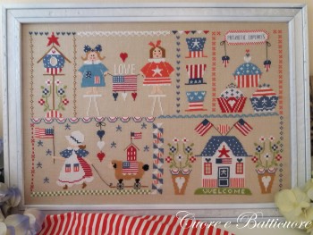 Stars And Stripes In Quilt
