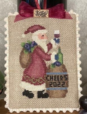 Rustic Wine Lover's Santa