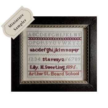 Lily Sweeting Miniature Sampler 1895