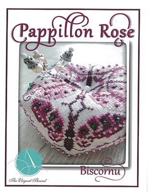 Pappillon Rose Biscornu