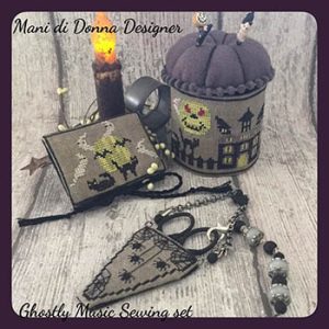 Ghostly Music Sewing Set (Finishing & YouTube Class Link)