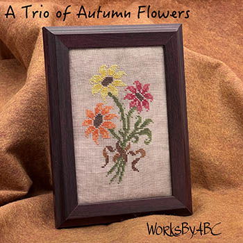Trio Of Autumn Flowers