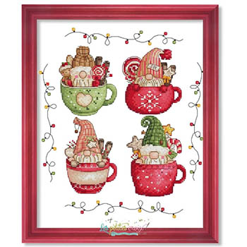 Christmas Gnomes Cups