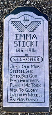 May Thy Needles Rest In Peace#2 Emma Stickt