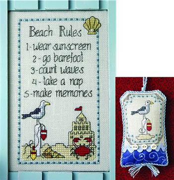 Beach Rules (3pk with embellishments)