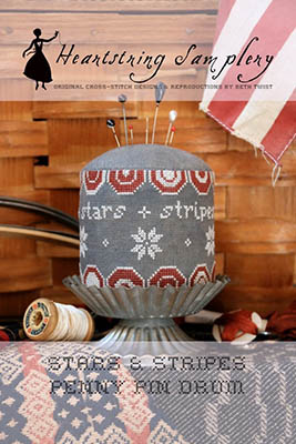 Stars & Stripes Penny Pin Drum