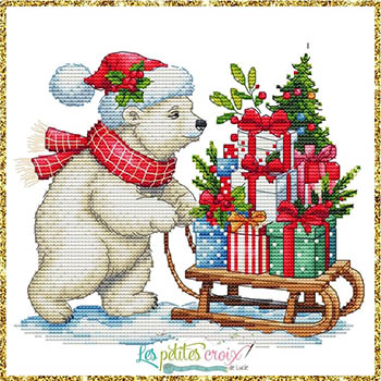 Christmas Bear And Gifts