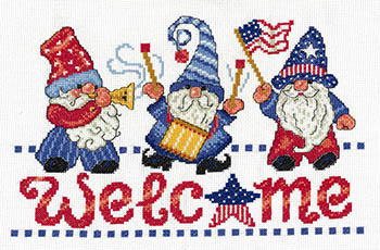 Patriotic Gnomes Welcome