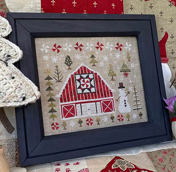 Winter Quilt Barn