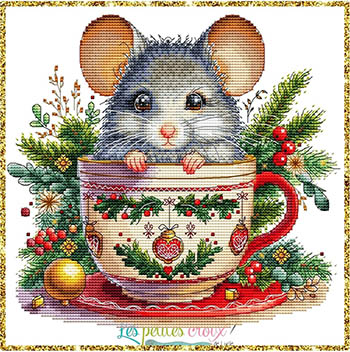 Christmas Animal Cup Mouse