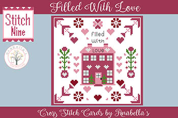 Filled With Love - Cross Stitch Cards 9