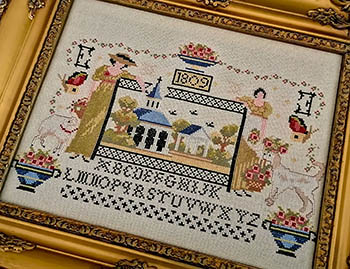 Two Sisters 1809 Sampler