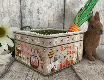 Spring Vibes Sewing Basket