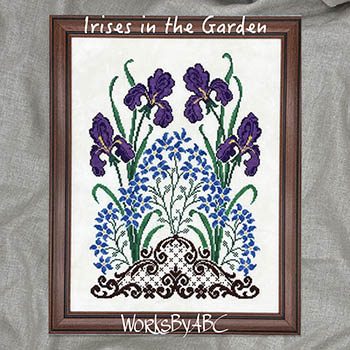 Irises In The Garden