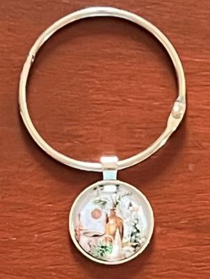 Borduurbling kersttafereel