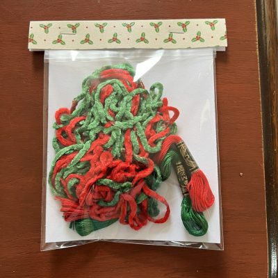 10m Kerstchenille met 2 DMC