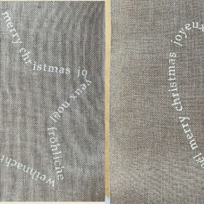 Linnen band met ster en hart