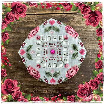 February Biscornu - 12 Months With Romy And Sandy 2026