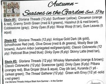 Autumn - Seasons In The GardenEmb Pack