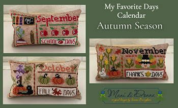 My Favorite Days Calendar - Autumn (Sept, Oct, Nov)