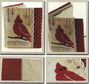 Red Cardinal Needle Book