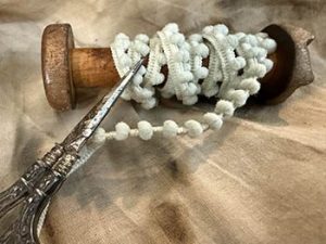 Colonial Blue Mini Pom Pom (1yd)