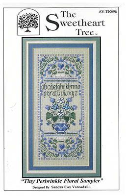 Tiny Periwinkle Floral Sampler