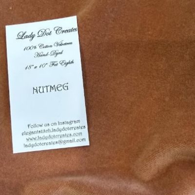 LadyDot Creates Nutmeg Velveteen