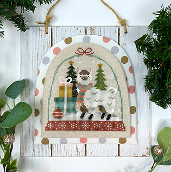 Winter Forest Snowglobe 3 - Llama
