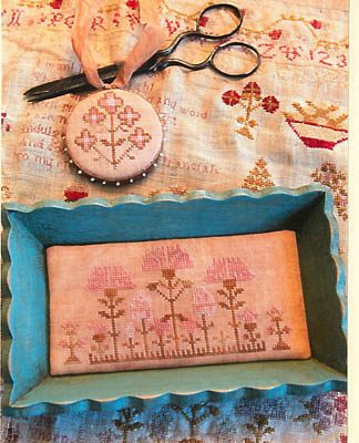 Snippets Of Mary Barres Sampler Small Sewing Tray & Pin Disk