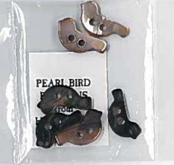Pearl Bird Button (6 pack)