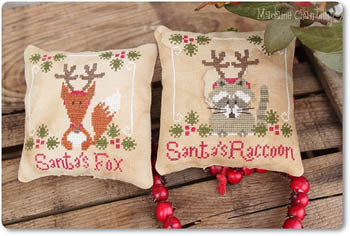 Santa's Fox & Raccoon