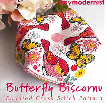 Butterfly Biscornu