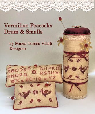 Vermilion Peacoks Drum & Small