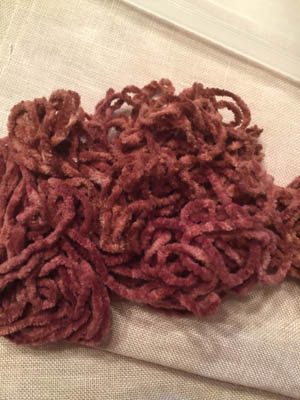 Dried Wine Chenille (3 yards)